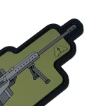 Патч (шеврон) «Barret M82» від А.Т.А.К.А. М’який ПВХ пластик. Олива 2