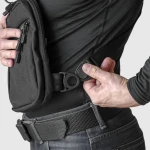 Нагрудная сумка-кобура A-line A33. Cordura 1000D. Цвет Черный 4