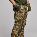 Військові штани ЗСУ з наколінниками. Армований Rip-Stop. Піксель 5