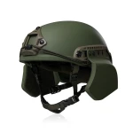 Защита боковая баллистическая защита для шлемов без ушей (типа FAST, TOR). Олива 3