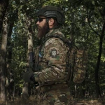 Одинарный подсумок под магазины АК/АR (тканевый). Мультикам 8