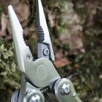 Мультитул Ganzo G302B. Сверхпрочная сталь. 12 разных элементов. Стальний 5