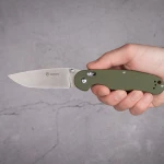 Нож складной Ganzo G727M черный. Нержавеющая сталь 440С 2