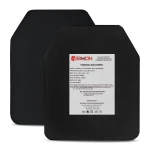 Керамічні плити 4 рівня NIJ (комплект). Вага 5.6 кг. Elmon (Греція). Розмір 25 х 30 см