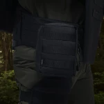 Підсумок утилітарний L. Кріплення Molle. Cordura 1000. Чорний. 2