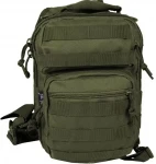 Рюкзак однолямочный Mil-Tec "One strap assault pack". Олива. 13