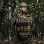 Одинарний підсумок під магазин АК, пластикова основа. MOLLE інтерфейс. Піксель (ММ-14) 3