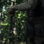 Подвійний закритий підсумок з клапаном під магазини АК/АR. Чорний 5