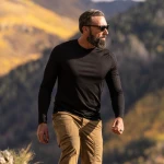 Термосорочка 5.11 Tactical® Tropos Long Sleeve Baselayer Top. Чорний 5
