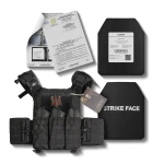 Бронежилет 3-го класса (PRO). Вес 3.8 кг. Полиэтиленовые плиты 1.6 кг. Черный 15