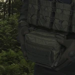 Сумка-напашник PRO. Розмір L (16х22 см). Матеріал Cordura 1000. Олива 6
