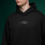 Худи M1 Mono коллекция NAME. Cotton and polyester. Цвет Черный 4