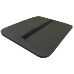 Килимок для сидіння із фіксаторами фастекс, 30 х 40 х 1,0 см, 1-шаровий, сірий