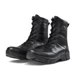 Берці зимові тактичні високі WarFlex. Шкіряні. Підвищена міцність. Чорного кольору 2