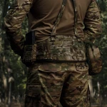 Плечові ремені для тактичного пояса. Кріплення Molle. Мультикам 6