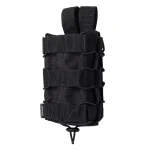 Двойной подсумок под магазины АК/АR (тканевый). Черный