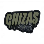 Патч (шеврон) «Chizas» від A.T.A.K.A. x SANCHI. М’який ПВХ пластик. Олива