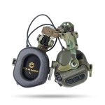 Крепление адаптер для активных наушников на шлем. Олива 4