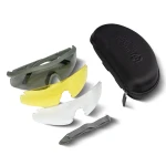 Очки тактические Trevix со сменными поликарбонатными линзами. Серые 8