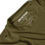 Футболка сітчаста AIR Coolmax без логотипу. Легка та добре відводить вологу. Олива 4