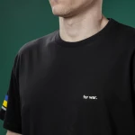 Футболка чоловіча For War Black (чорний). Матеріал Cotton/Elastane 2