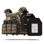 Бронежилет 4 уровня NIJ (PRO). Вес 6.4 кг. Керамические плиты PGD U-line ESAPI 2.95 кг. Пиксель (мм-14)