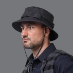 Панама тактична Combat Hat (TDU ripstop). Колір Чорний 2