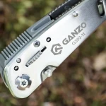 Мультитул Ganzo G302B. Сверхпрочная сталь. 12 разных элементов. Стальний 6