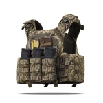 Бронежилет 6 класу (PRO). Вага 6.2 кг. Керамічні плити 2.8 кг. Піксель (мм-14) 4