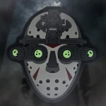 Патч (шеврон) «Маска Джейсона Вурхиза» від А.Т.А.К.А. М’який ПВХ пластик 2