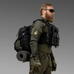 Тактический рюкзак DP20 на 20 л. Cordura 1000D. Крепление Molle. Черный 9