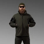 Куртка тактична Softshell Hawk Jacket. Захист від вітру та вологи.  Олива 12