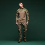 Тактична сорочка Core Combat Shirt, довгий рукав, комбіновані матеріали. Мультикам 7