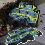 Патч (шеврон) «HMMWV Scooby-do» от Sanchi×А.Т.А.К.А. Мягкий ПВХ пластик 3