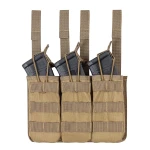 Потрійний підсумок під магазини АК/АR. Cordura 1000. Molle. Койот 3
