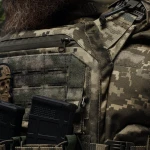 Плитоноска покращена (PRO) під бронеплити 25х30 см. Піксель (ММ-14) 8