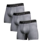 Комплект чоловічих трусів Soldier's Boxer (3 шт). Матеріал Charged Cotton. Сірі