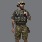 Боевой бронежилет IBV-2 (Stanag 2920). Вес 3.7 кг. Увеличенная площадь защиты. Мультикам. S/M 3