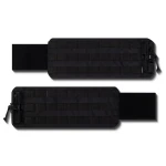 Бокові камербанди XL з балістичними пакетами 30х15 см 1-го класу захисту. Чорний