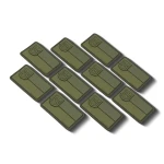 Шеврон прапор України з гербом. М'який ПВХ пластик. Олива 5