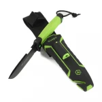 Ніж Ganzo G8012V2 зелений з паракордом та кресалом. Вуглецева сталь 6