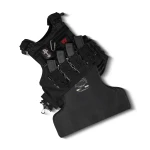 Боевой бронежилет IBV-1. Вес 3.6 кг. Увеличенная площадь защиты. Черный. L/XL 15