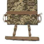 Каремат для сидіння розкладний потрійний 2-го класу захисту. Cordura 500D. Піксель (мм-14) 9