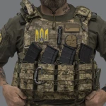 Боевой бронежилет IBV-2 (Stanag 2920). Вес 3.7 кг. Увеличенная площадь защиты. Пиксель (мм-14). S/M 9