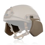 Защита боковая баллистическая защита для шлемов без ушей (типа FAST, TOR). Койот