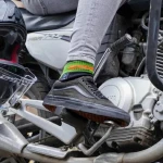 Носки водонепроницаемые Dexshell Running, с голубыми полосами 2