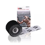 Кинезио тейп Ares Standart. Эластичная лента 5 см х 5 м. Чёрный