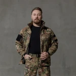 Куртка тактична Softshell Hawk Jacket. Захист від вітру та вологи.  Мультикам 2