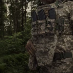 Противоосколочный фартук 1-го класса защиты (с баллистическим пакетом). Размер L. Пиксель (мм-14) 9