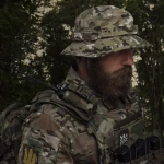 Підсумок для рації. Кріплення Molle. Cordura 1000. Колір Мультикам 2